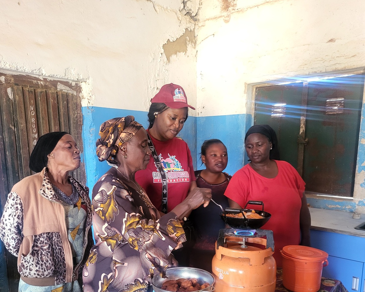 GCF skill acquisition, how to make beans cake (akara) with widows from Bokkos, Riyom and Mangu local government Plateau State.